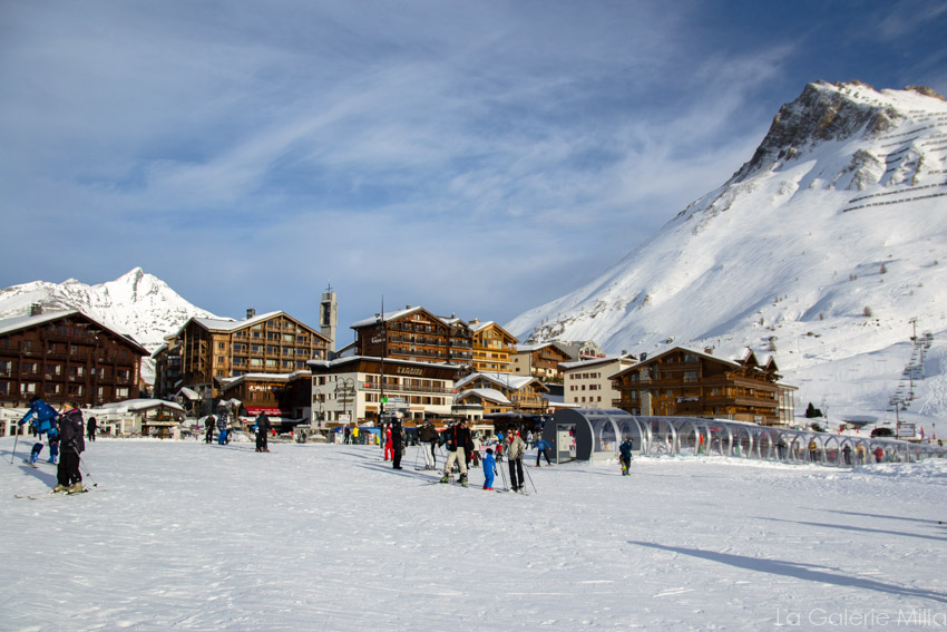 accueil de la station de tignes