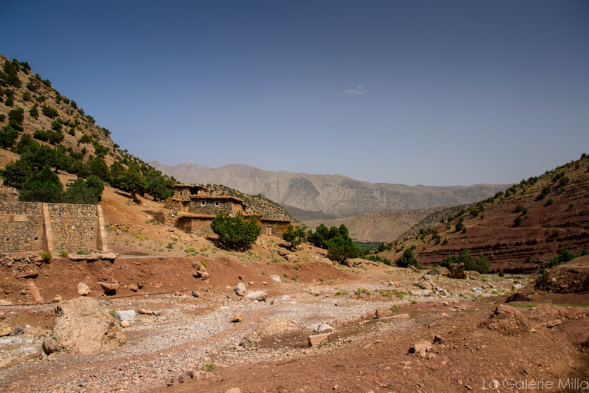 vue en randonnée au maroc