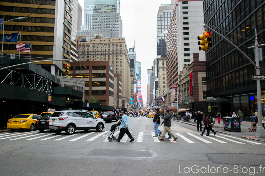 vue d'une rue à New York