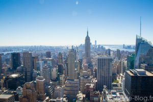 vue de new york depuis letop of the rock