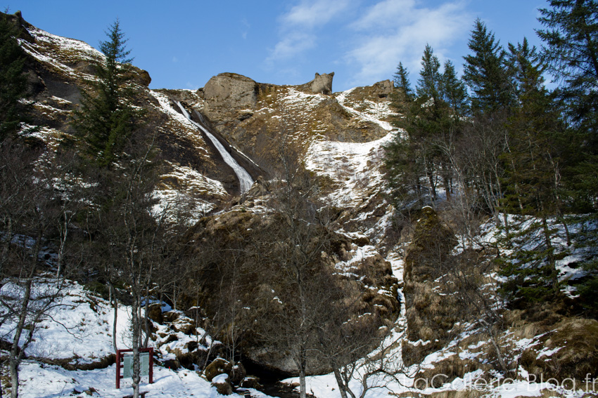 cascade Systrafoss sous la neige