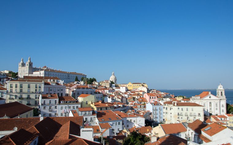 vue panoramique sur lisbonne