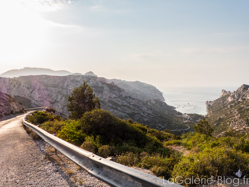 falaise avant la calanque