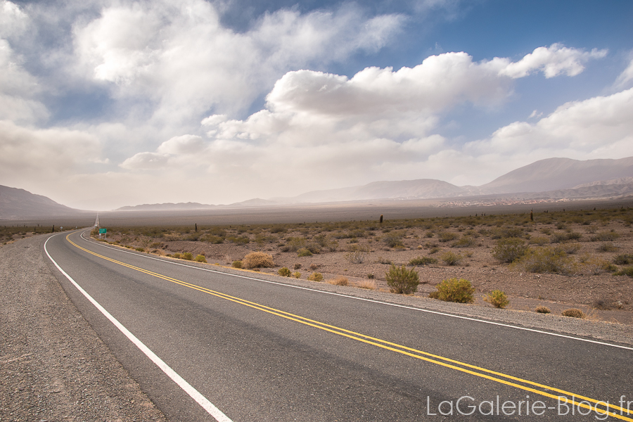 route dans le desert