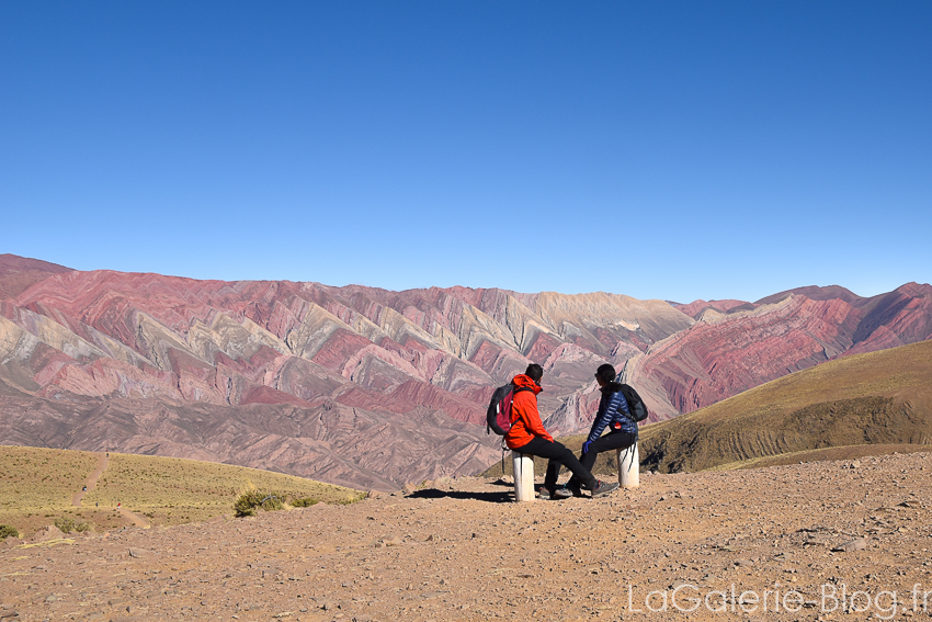 panorama du mont hornocal, la montagne aux 7 couleurs, humahuaca