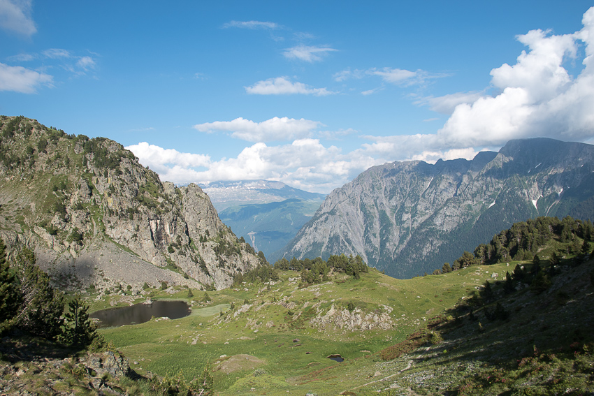 vue pendant la randonnée lac robert