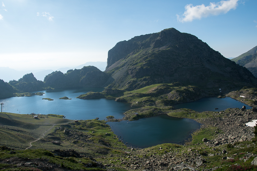 Vue sur les lacs robert