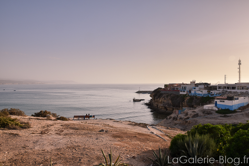 plage Imsouane au coucher de soleil