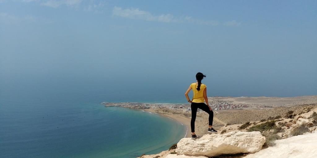 vue panoramique sur Imsouane