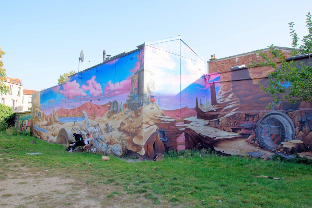 fresque de Seyb à montreuil