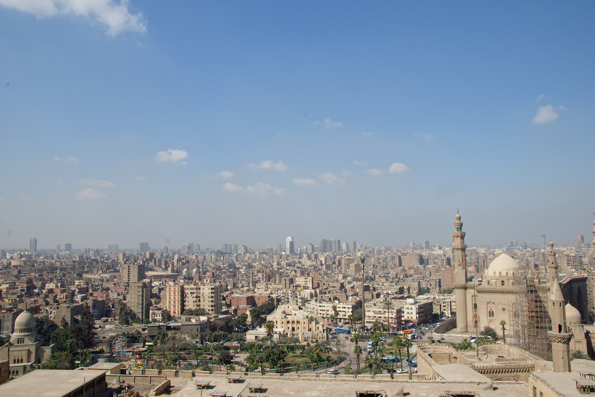 vue de puis la citadelle du Caire